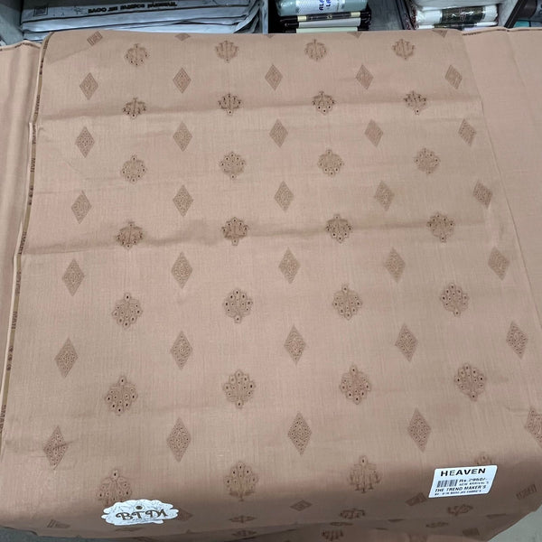 Cotton chicken Embroidery By G Dot Fabric