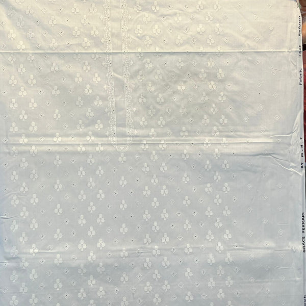 Cotton chicken Embroidery By G Dot Fabric