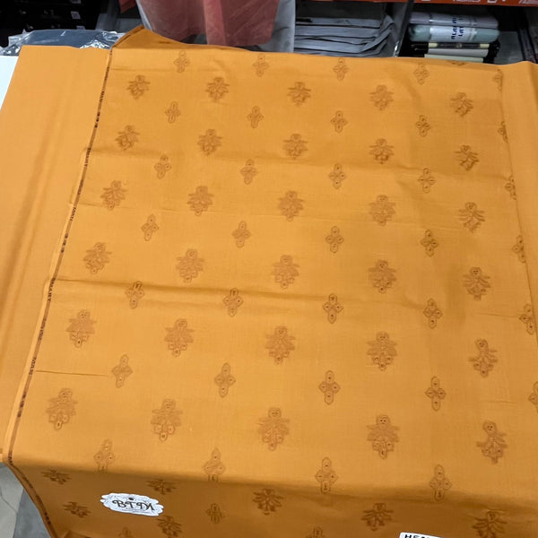 Cotton chicken Embroidery By G Dot Fabric