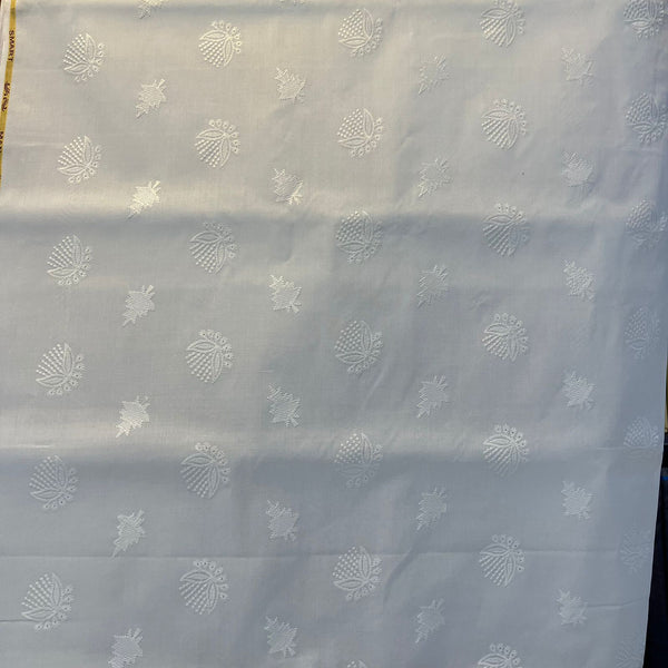 Cotton chicken Embroidery By G Dot Fabric